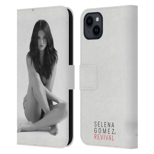 Selena Gomez Revival Front Cover Art Leather Book Wallet Case Cover For Apple iPhone 15 Plus