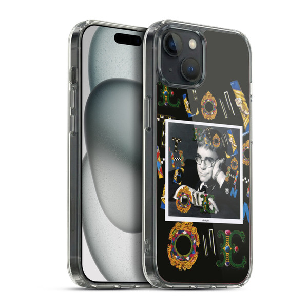 Elton John Artwork The One Single Soft Gel Case for Apple iPhone 15 Plus & MagSafe