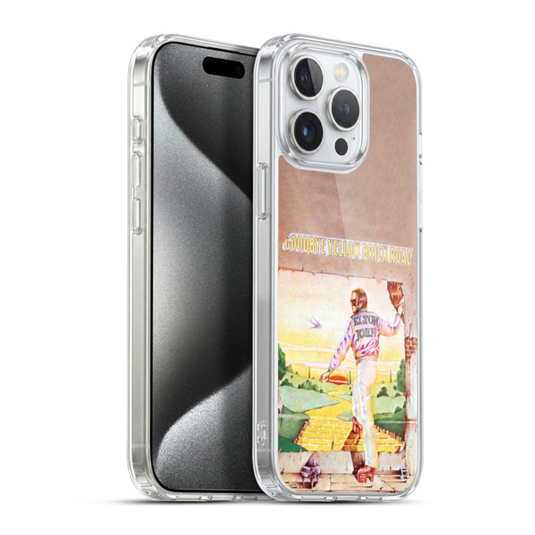 Elton John Artwork GBYR Album Soft Gel Case for Apple iPhone 15 Pro Max & MagSafe
