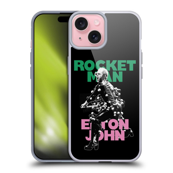 Elton John Rocketman Key Art 5 Soft Gel Case for Apple iPhone 15