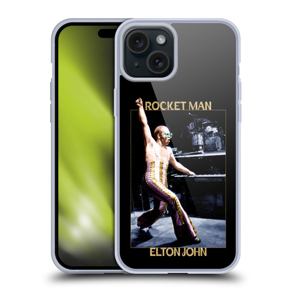Elton John Rocketman Key Art 3 Soft Gel Case for Apple iPhone 15 Plus