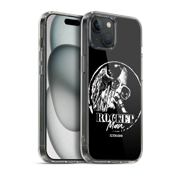 Elton John Rocketman Key Art 4 Soft Gel Case for Apple iPhone 15 Plus & MagSafe