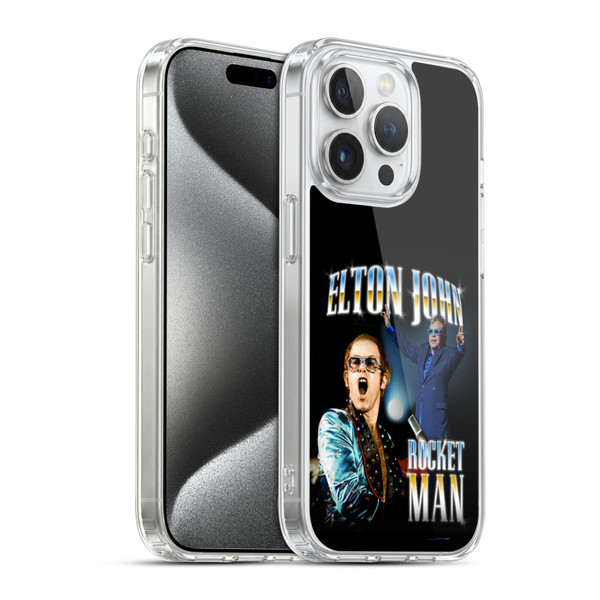 Elton John Rocketman Key Art Soft Gel Case for Apple iPhone 15 Pro & MagSafe