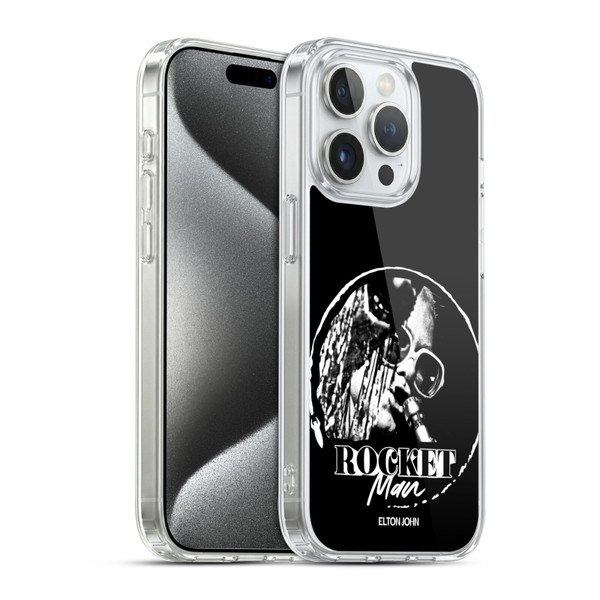 Elton John Rocketman Key Art 4 Soft Gel Case for Apple iPhone 15 Pro & MagSafe