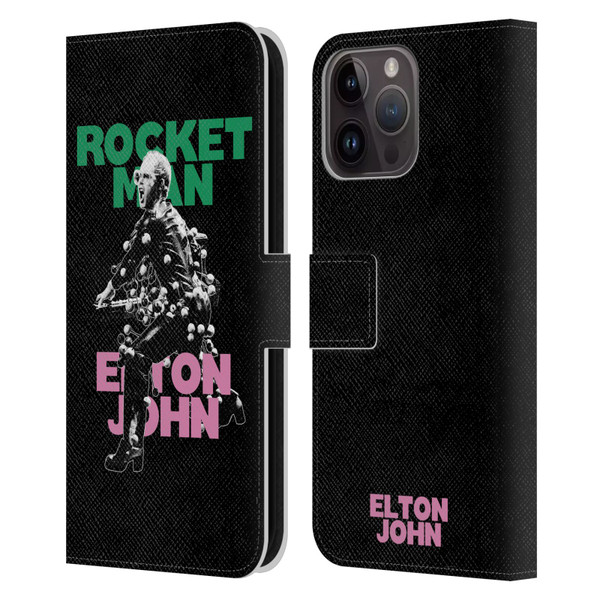 Elton John Rocketman Key Art 5 Leather Book Wallet Case Cover For Apple iPhone 15 Pro Max