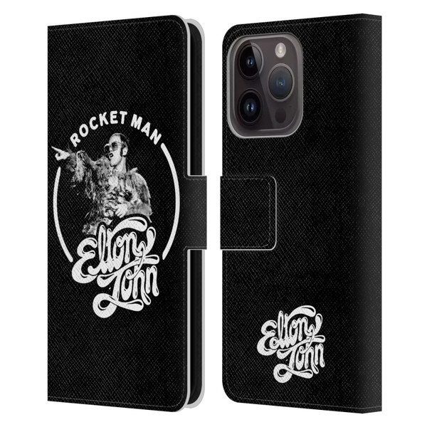 Elton John Rocketman Key Art 2 Leather Book Wallet Case Cover For Apple iPhone 15 Pro