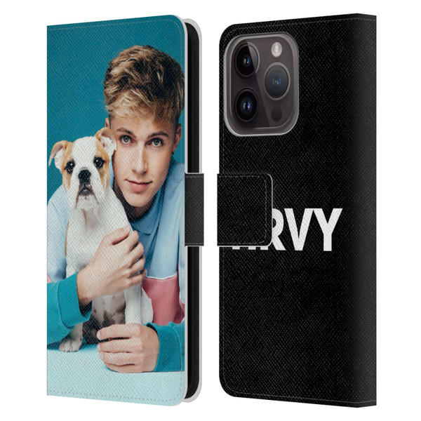 HRVY Graphics Calendar 10 Leather Book Wallet Case Cover For Apple iPhone 15 Pro