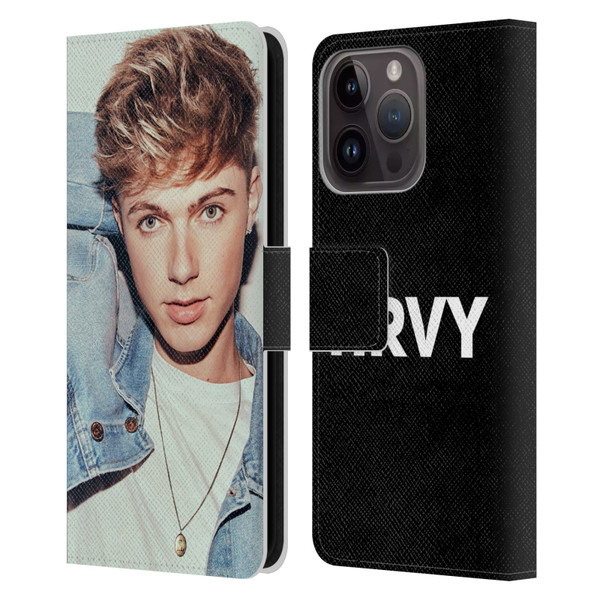 HRVY Graphics Calendar 4 Leather Book Wallet Case Cover For Apple iPhone 15 Pro