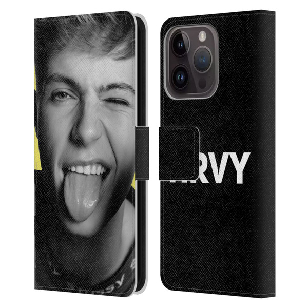 HRVY Graphics Calendar 5 Leather Book Wallet Case Cover For Apple iPhone 15 Pro