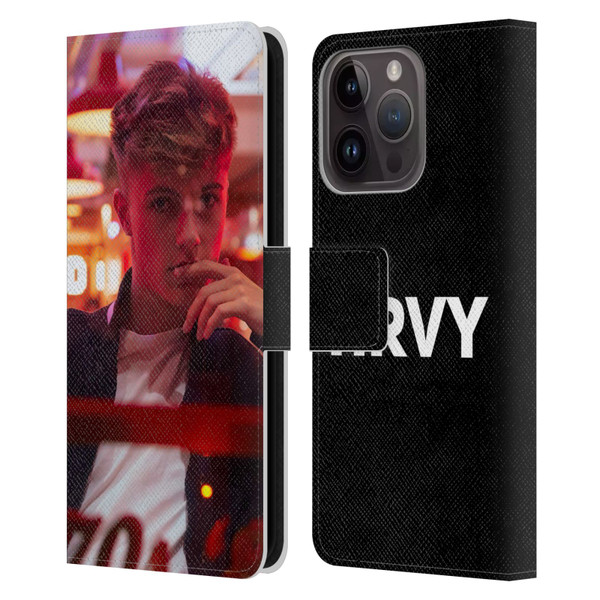 HRVY Graphics Calendar 6 Leather Book Wallet Case Cover For Apple iPhone 15 Pro