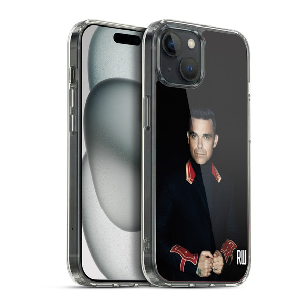 Robbie Williams Calendar Portrait Soft Gel Case for Apple iPhone 15 Plus & MagSafe
