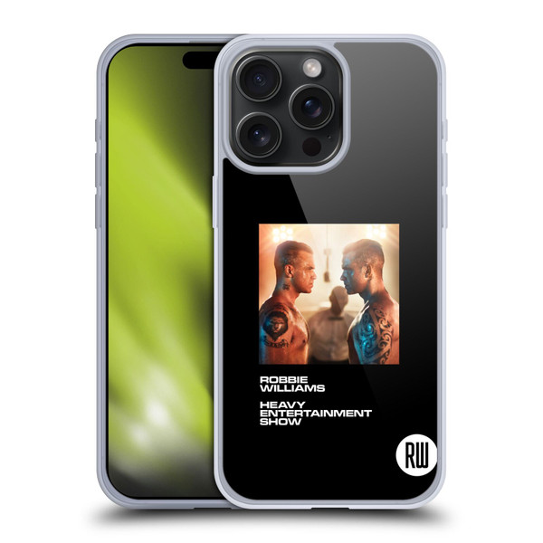 Robbie Williams Calendar The Heavy Entertainment Show Soft Gel Case for Apple iPhone 15 Pro Max