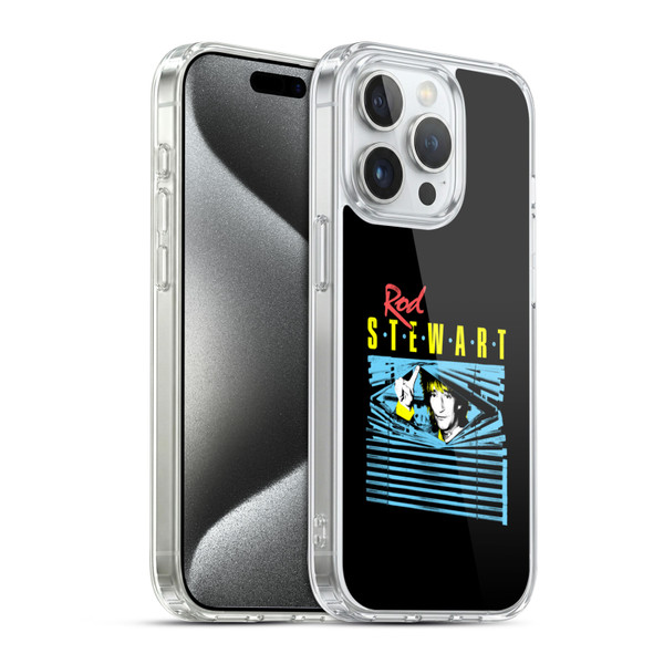 Rod Stewart Art Blinds Soft Gel Case for Apple iPhone 15 Pro