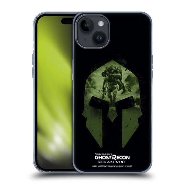 Tom Clancy's Ghost Recon Breakpoint Graphics Nomad Logo Soft Gel Case for Apple iPhone 15 Plus