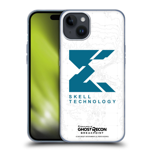 Tom Clancy's Ghost Recon Breakpoint Graphics Skell Technology Logo Soft Gel Case for Apple iPhone 15 Plus
