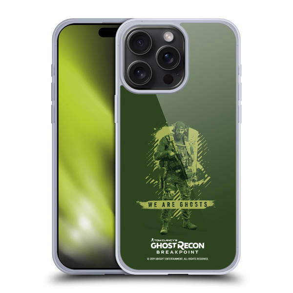 Tom Clancy's Ghost Recon Breakpoint Graphics We Are Ghosts Soft Gel Case for Apple iPhone 15 Pro Max