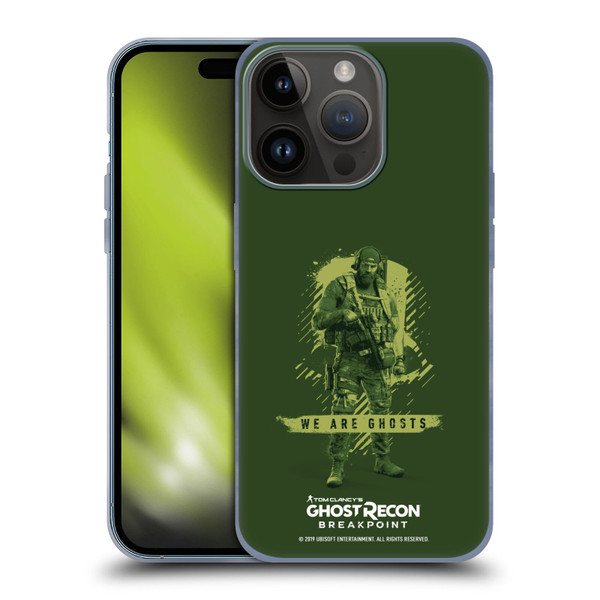 Tom Clancy's Ghost Recon Breakpoint Graphics We Are Ghosts Soft Gel Case for Apple iPhone 15 Pro