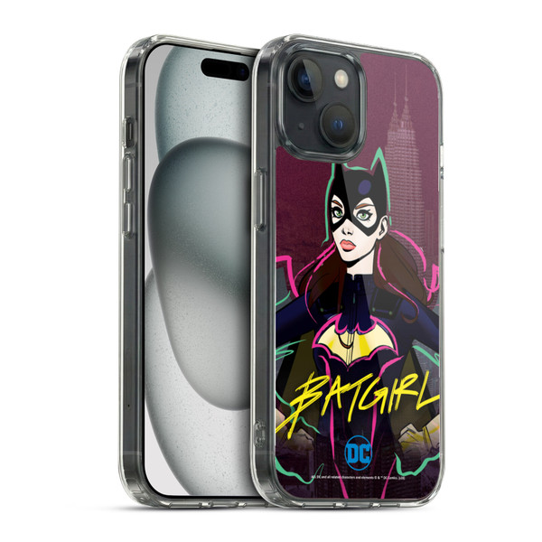DC Women Core Compositions Batgirl Soft Gel Case for Apple iPhone 15 & MagSafe