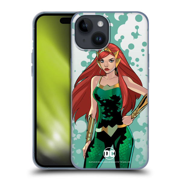 DC Women Core Compositions Mera Soft Gel Case for Apple iPhone 15