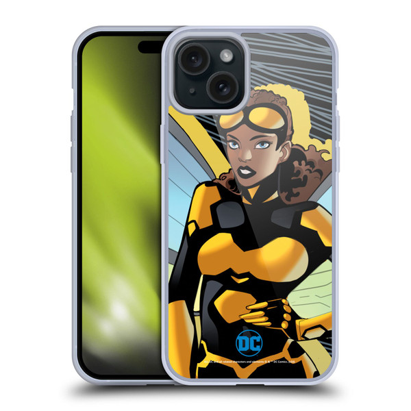 DC Women Core Compositions Bumblebee Soft Gel Case for Apple iPhone 15 Plus