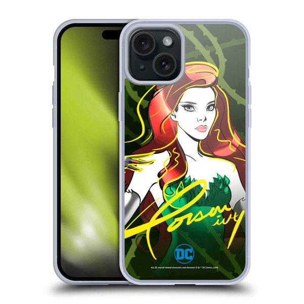 DC Women Core Compositions Ivy Soft Gel Case for Apple iPhone 15 Plus