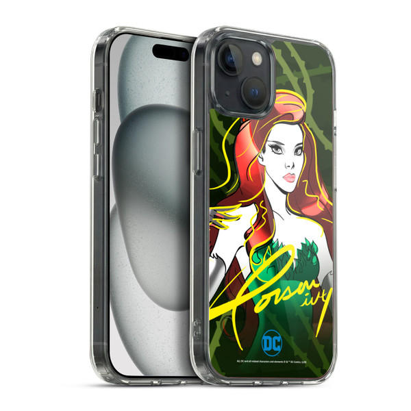 DC Women Core Compositions Ivy Soft Gel Case for Apple iPhone 15 Plus & MagSafe