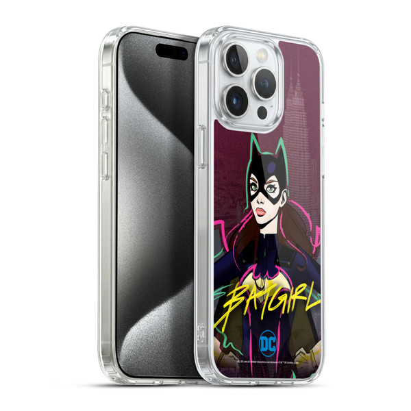 DC Women Core Compositions Batgirl Soft Gel Case for Apple iPhone 15 Pro Max & MagSafe