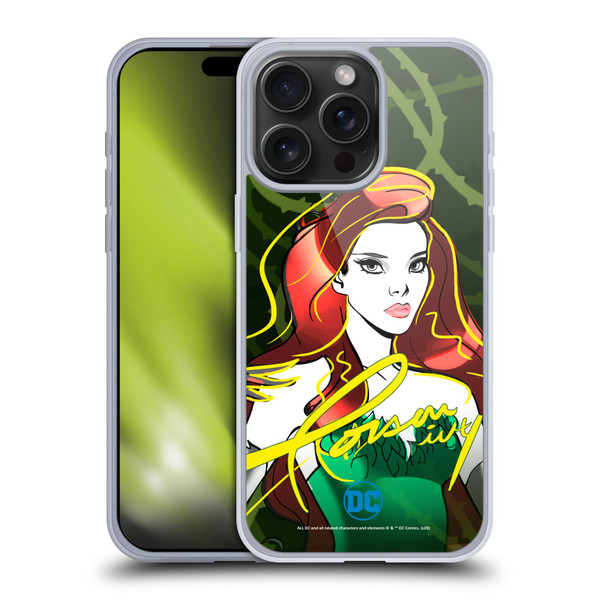 DC Women Core Compositions Ivy Soft Gel Case for Apple iPhone 15 Pro Max