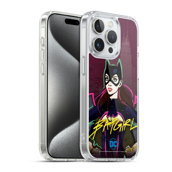 DC Women Core Compositions Batgirl Soft Gel Case for Apple iPhone 15 Pro & MagSafe