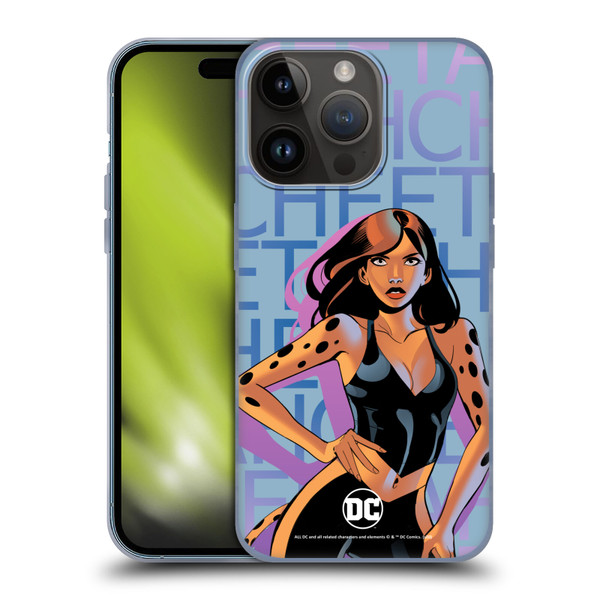 DC Women Core Compositions Cheetah Soft Gel Case for Apple iPhone 15 Pro