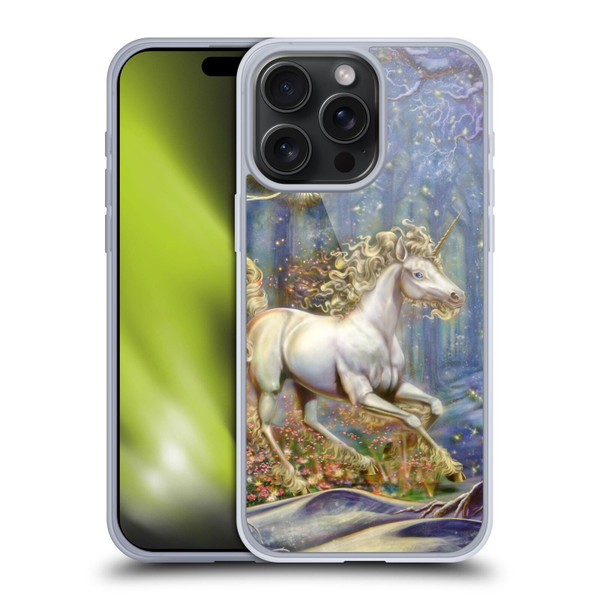 Myles Pinkney Mythical Unicorn Soft Gel Case for Apple iPhone 15 Pro Max