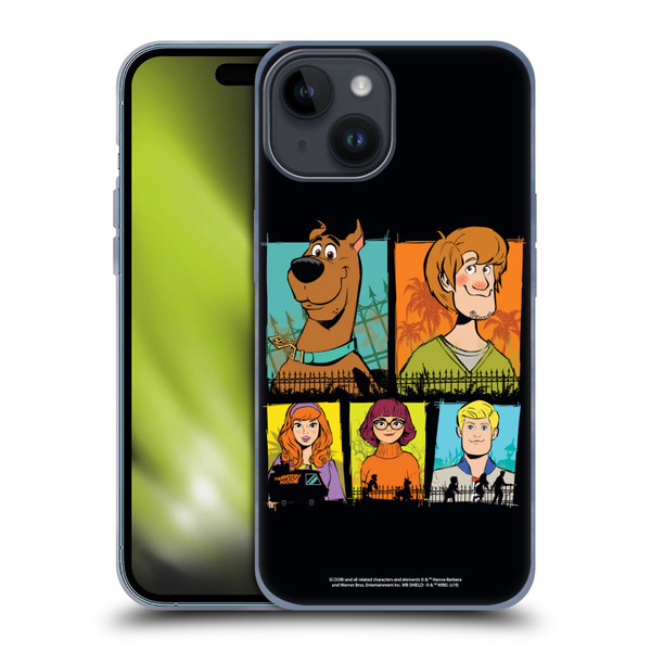 Scoob! Scooby-Doo Movie Graphics Mystery Inc. Gang Soft Gel Case for Apple iPhone 15