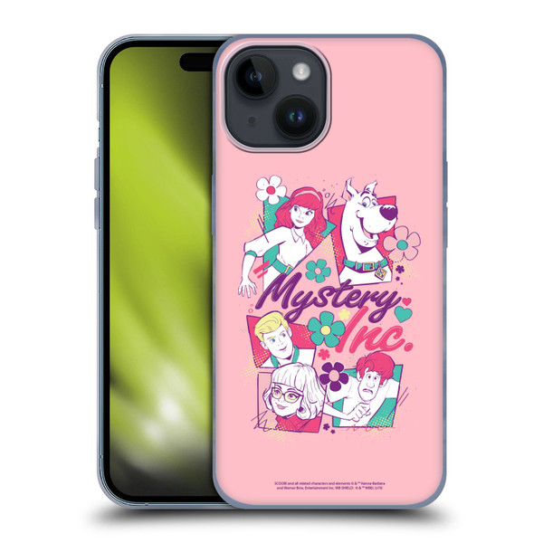 Scoob! Scooby-Doo Movie Graphics Pop Art Soft Gel Case for Apple iPhone 15
