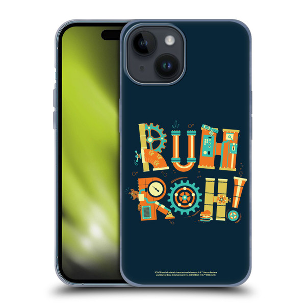 Scoob! Scooby-Doo Movie Graphics Ruh Boh Soft Gel Case for Apple iPhone 15