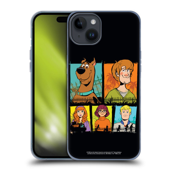 Scoob! Scooby-Doo Movie Graphics Mystery Inc. Gang Soft Gel Case for Apple iPhone 15 Plus