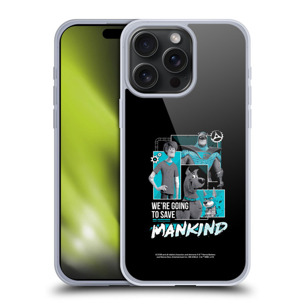 Scoob! Scooby-Doo Movie Graphics Save Mankind Soft Gel Case for Apple iPhone 15 Pro Max