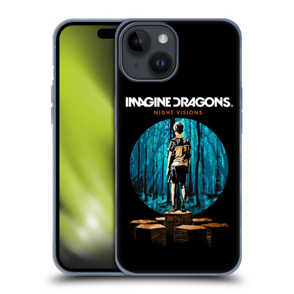 Imagine Dragons Key Art Night Visions Painted Soft Gel Case for Apple iPhone 15