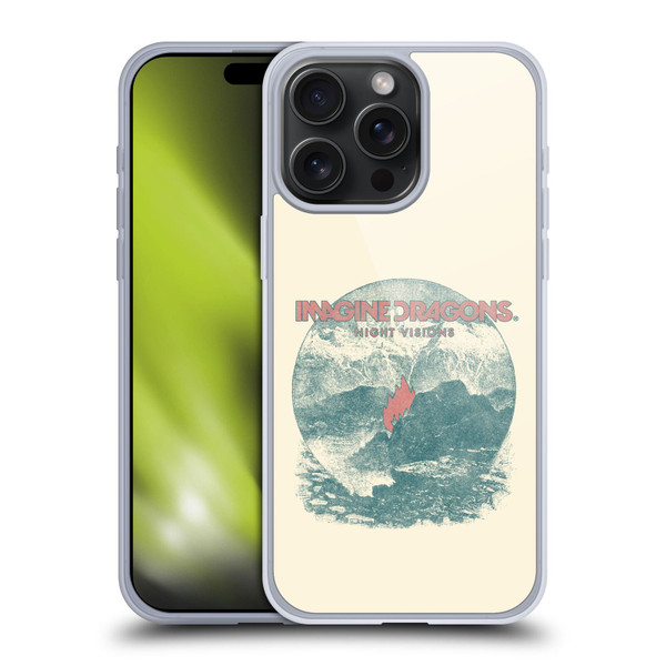 Imagine Dragons Key Art Flame Night Visions Soft Gel Case for Apple iPhone 15 Pro Max
