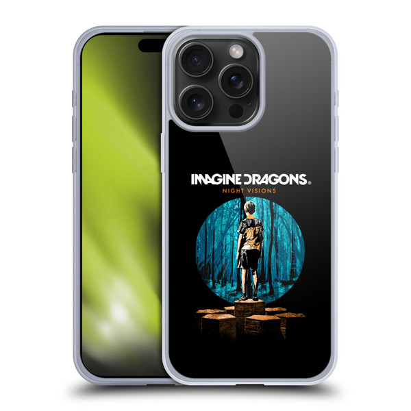 Imagine Dragons Key Art Night Visions Painted Soft Gel Case for Apple iPhone 15 Pro Max