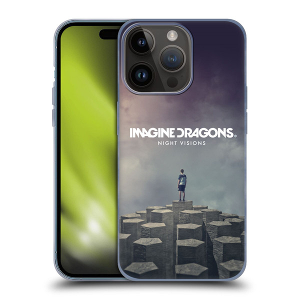 Imagine Dragons Key Art Night Visions Album Cover Soft Gel Case for Apple iPhone 15 Pro