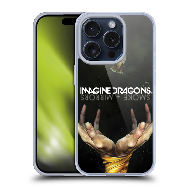 Imagine Dragons Key Art Smoke And Mirrors Soft Gel Case for Apple iPhone 15 Pro