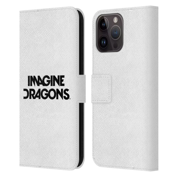 Imagine Dragons Key Art Logo Leather Book Wallet Case Cover For Apple iPhone 15 Pro Max