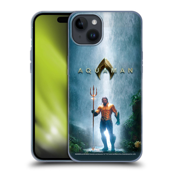Aquaman Movie Posters Classic Costume Soft Gel Case for Apple iPhone 15 Plus