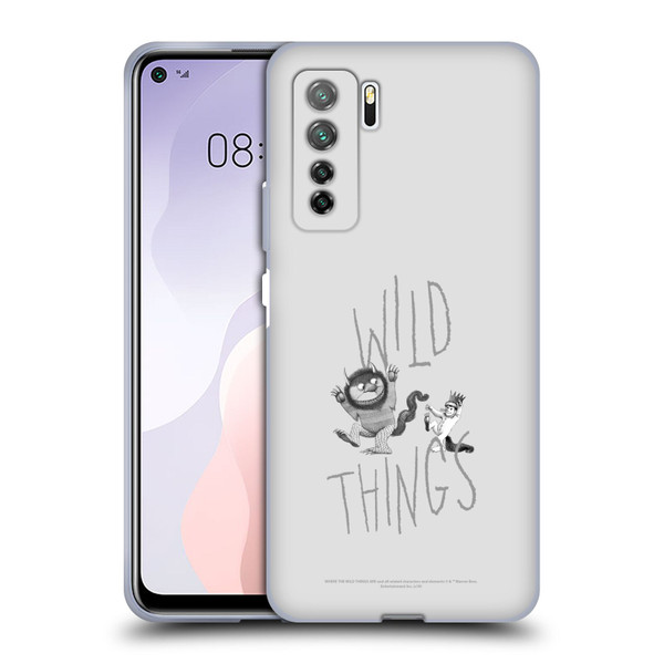 Where the Wild Things Are Literary Graphics Wild Thing Soft Gel Case for Huawei Nova 7 SE/P40 Lite 5G