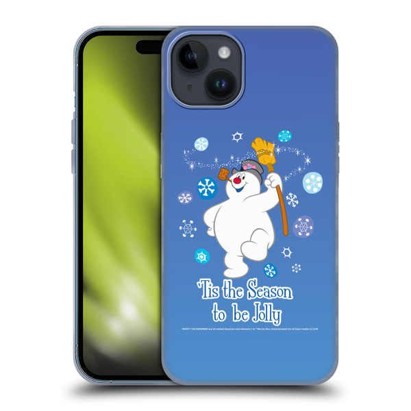 Frosty the Snowman Movie Key Art Season Soft Gel Case for Apple iPhone 15 Plus