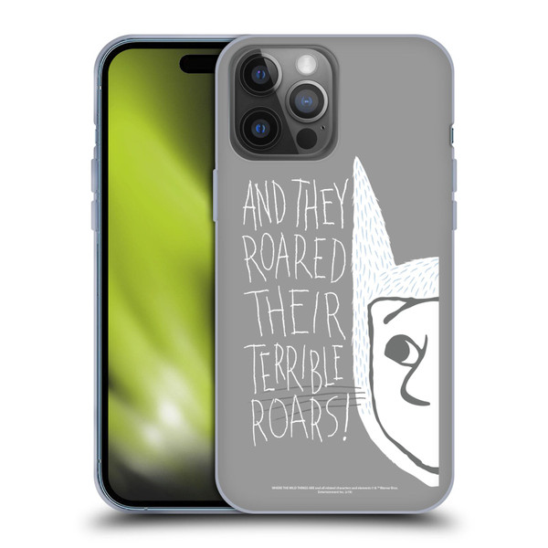Where the Wild Things Are Literary Graphics Terrible Roars Soft Gel Case for Apple iPhone 14 Pro Max