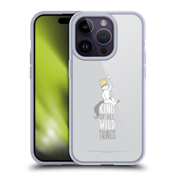 Where the Wild Things Are Literary Graphics King Soft Gel Case for Apple iPhone 14 Pro