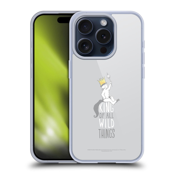 Where the Wild Things Are Literary Graphics King Soft Gel Case for Apple iPhone 15 Pro