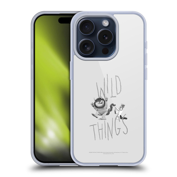 Where the Wild Things Are Literary Graphics Wild Thing Soft Gel Case for Apple iPhone 15 Pro