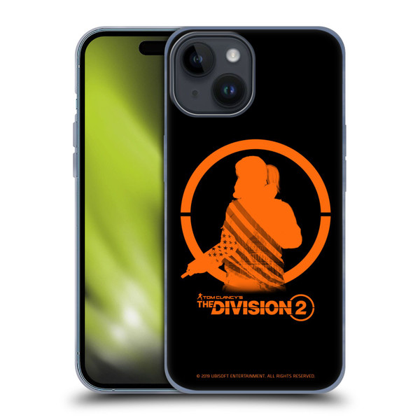 Tom Clancy's The Division 2 Characters Female Agent Soft Gel Case for Apple iPhone 15